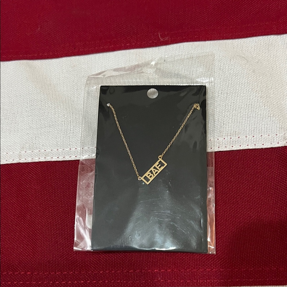 Gold color ‘Bae' Necklace